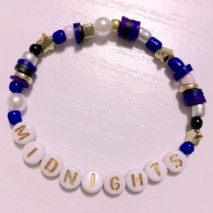Taylor Swift MIDNIGHTS Beaded Friendship Bracelet - Eras Tour Movie Album Title